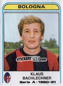 Sticker Klaus Bachlechner - Calciatori 1980-1981 - Panini