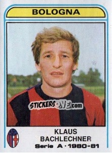 Figurina Klaus Bachlechner - Calciatori 1980-1981 - Panini