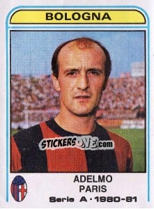 Cromo Adelmo Paris - Calciatori 1980-1981 - Panini