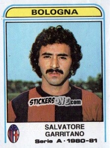 Cromo Salvatore Garritano - Calciatori 1980-1981 - Panini