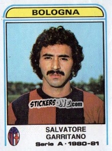 Sticker Salvatore Garritano - Calciatori 1980-1981 n. 70 - Panini
