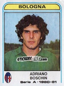 Sticker Adriano Boschin - Calciatori 1980-1981 - Panini
