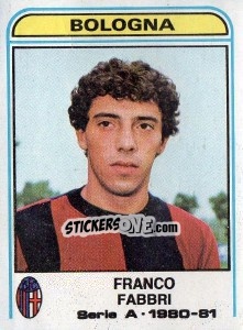 Sticker Franco Fabbri - Calciatori 1980-1981 - Panini