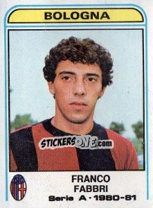 Sticker Franco Fabbri - Calciatori 1980-1981 n. 72 - Panini
