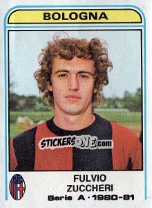 Sticker Fulvio Zuccheri - Calciatori 1980-1981 - Panini