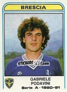 Figurina Gabriele Podavini - Calciatori 1980-1981 - Panini