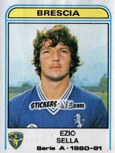 Sticker Ezio Sella - Calciatori 1980-1981 n. 89 - Panini