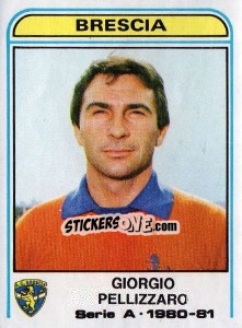 Sticker Giorgio Pillizzaro - Calciatori 1980-1981 n. 90 - Panini
