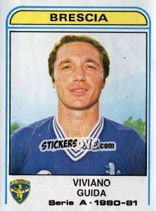 Sticker Viviano Guida - Calciatori 1980-1981 n. 91 - Panini