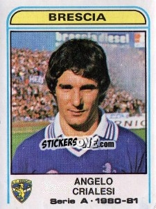 Figurina Angelo Crialesi - Calciatori 1980-1981 - Panini