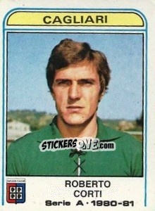 Sticker Roberto Corti - Calciatori 1980-1981 - Panini