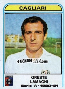 Cromo Oreste Lamagni - Calciatori 1980-1981 - Panini