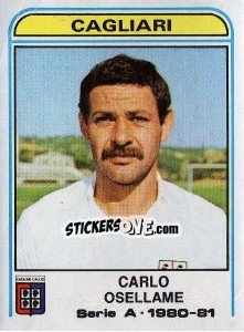 Sticker Carlo Osellame - Calciatori 1980-1981 - Panini