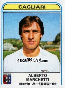 Sticker Alberto Merchetti - Calciatori 1980-1981 - Panini