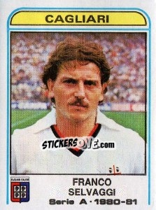 Cromo Franco Selvaggi - Calciatori 1980-1981 n. 108 - Panini