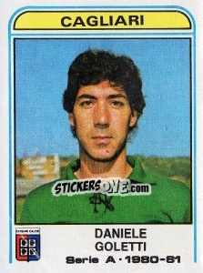 Sticker Daniele Goletti - Calciatori 1980-1981 - Panini