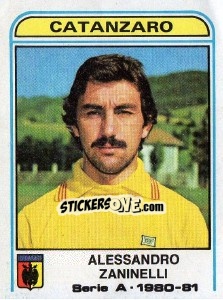 Cromo Alessandro Zaninelli - Calciatori 1980-1981 - Panini