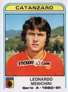 Sticker Leonardo Menichini - Calciatori 1980-1981 - Panini