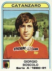 Sticker Giorgio Boscolo - Calciatori 1980-1981 n. 122 - Panini