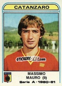 Cromo Massimo Mauro - Calciatori 1980-1981 - Panini