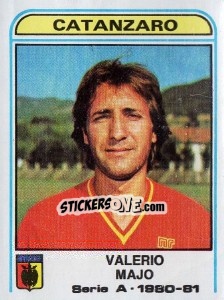 Sticker Valerio Majo - Calciatori 1980-1981 - Panini