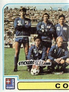 Cromo Squadra (puzzle 1) - Calciatori 1980-1981 - Panini
