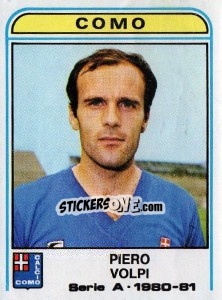 Cromo Piero Volpi - Calciatori 1980-1981 - Panini