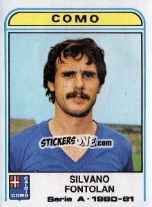 Sticker Silvano Fontolan - Calciatori 1980-1981 - Panini