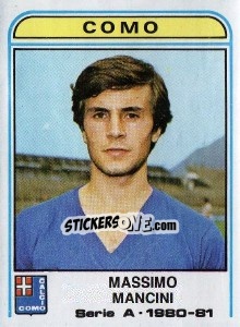 Cromo Massimo Mancini - Calciatori 1980-1981 - Panini