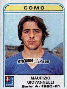 Cromo Maurizio Giovannelli - Calciatori 1980-1981 - Panini
