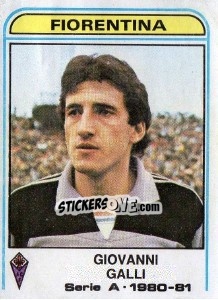 Sticker Giovanni Galli - Calciatori 1980-1981 n. 155 - Panini