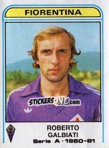 Sticker Roberto Galbiati - Calciatori 1980-1981 n. 156 - Panini