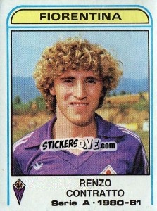 Cromo Renzo Contratto - Calciatori 1980-1981 - Panini