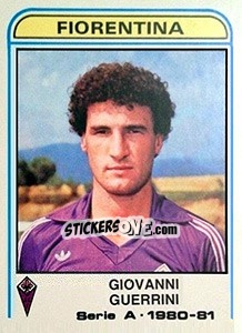Sticker Giovanni Guerrini - Calciatori 1980-1981 n. 158 - Panini