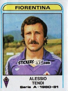 Figurina Alessio Tendi - Calciatori 1980-1981 - Panini