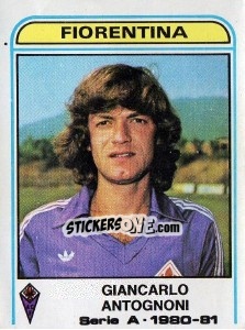 Sticker Giancarlo Antognoni - Calciatori 1980-1981 n. 162 - Panini
