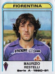 Sticker Maurizio Restelli - Calciatori 1980-1981 n. 163 - Panini