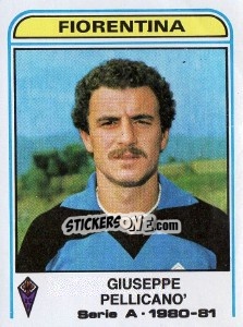 Sticker Giuseppe Pellicano - Calciatori 1980-1981 - Panini