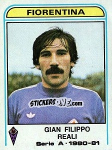 Figurina Gian Filippo Reali - Calciatori 1980-1981 - Panini