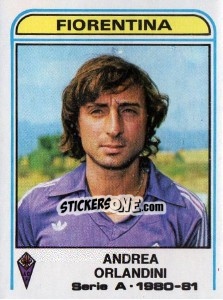 Sticker Andrea Orlandini - Calciatori 1980-1981 n. 168 - Panini