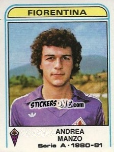 Sticker Andrea Manzo - Calciatori 1980-1981 - Panini