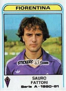 Figurina Sauro Fattori - Calciatori 1980-1981 - Panini