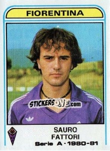 Sticker Sauro Fattori - Calciatori 1980-1981 n. 170 - Panini