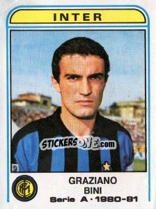 Sticker Graziano Bini - Calciatori 1980-1981 n. 175 - Panini