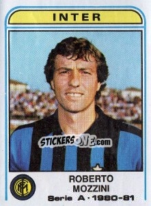 Figurina Roberto Mozzini - Calciatori 1980-1981 - Panini