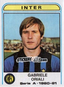 Figurina Gabriele Oriali - Calciatori 1980-1981 - Panini