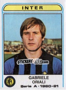 Sticker Gabriele Oriali - Calciatori 1980-1981 n. 178 - Panini