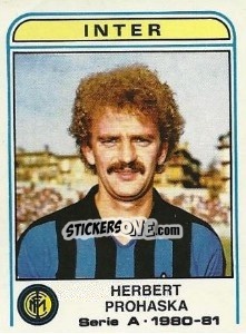 Cromo Herbert Prohaska - Calciatori 1980-1981 - Panini