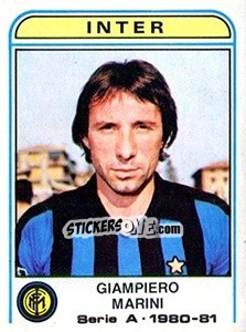 Sticker Giampiero Marini - Calciatori 1980-1981 n. 182 - Panini