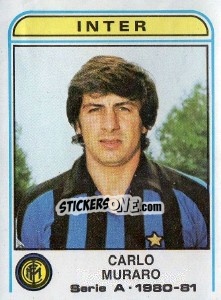 Sticker Carlo Muraro - Calciatori 1980-1981 - Panini